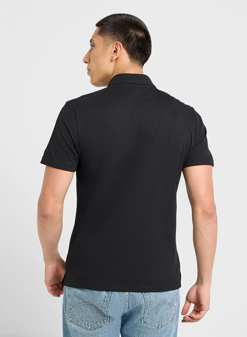 سفنتي فايف تيشيرت بولو كاجوال